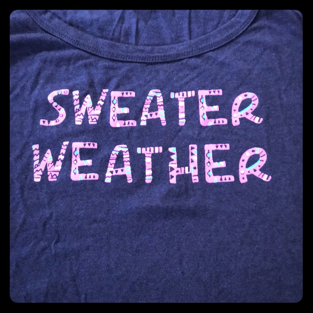 Sweater Weather Pajama Top XS